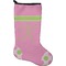 Pink & Green Dots Stocking - Single-Sided