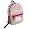 Pink & Green Dots Student Backpack Front