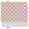 Pink & Green Dots Tissue Paper - Heavyweight - Large - Front & Back