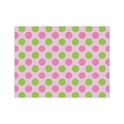 Pink & Green Dots Medium Tissue Papers Sheets - Heavyweight