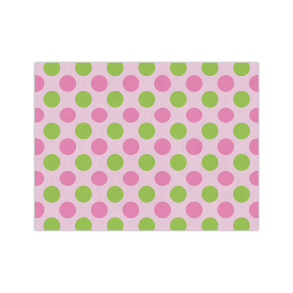 Custom Pink & Green Dots Medium Tissue Papers Sheets - Heavyweight