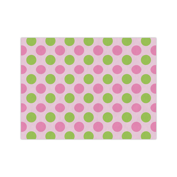 Custom Pink & Green Dots Tissue Paper Sheets - Medium - Heavyweight