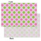 Pink & Green Dots Tissue Paper - Heavyweight - Small - Front & Back