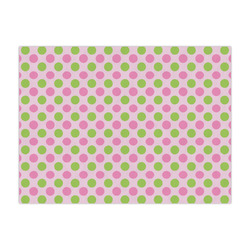 Pink & Green Dots Tissue Paper Sheets (Personalized)