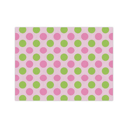 Pink & Green Dots Medium Tissue Papers Sheets - Lightweight