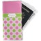 Pink & Green Dots Vinyl Document Wallet - Main