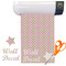 Pink & Green Dots Vinyl Fabric Sheet