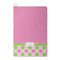 Pink & Green Dots Waffle Weave Golf Towel - Front/Main