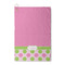 Pink & Green Dots Waffle Weave Golf Towel (Personalized)