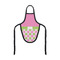 Pink & Green Dots Wine Bottle Apron - FRONT/APPROVAL