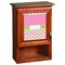 Pink & Green Dots Wooden Cabinet Decal (Medium)