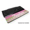 Pink & Green Dots Keyboard Wrist Rest (Personalized)