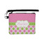 Pink & Green Dots Wristlet ID Case w/ Name or Text