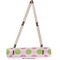 Pink & Green Dots Yoga Mat Strap With Full Yoga Mat Design