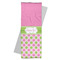 Pink & Green Dots Yoga Mat Towel (Personalized)