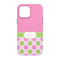 Pink & Green Dots iPhone 13 Tough Case - Back