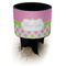 Pink & Green Dots Black Beach Spiker Drink Holder (Personalized)