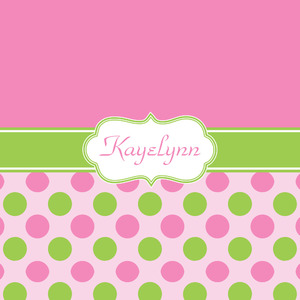 Pink & Green Dots
