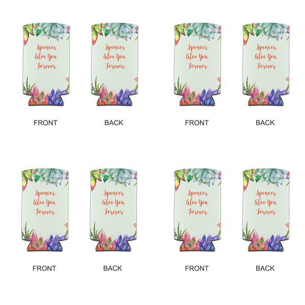 Succulents 12oz Tall Can Sleeve - Set of 4 - APPROVAL