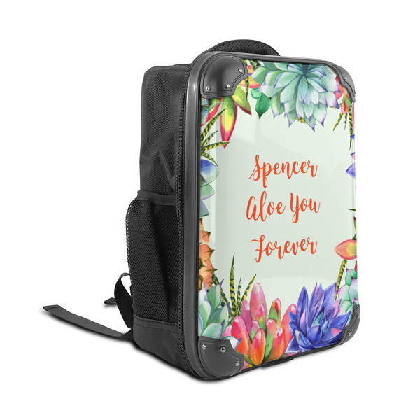 Succulents 15" Backpack - ANGLE VIEW