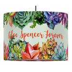 Succulents Drum Pendant Lamp (Personalized)