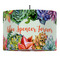 Succulents Drum Pendant Lamp (Personalized)
