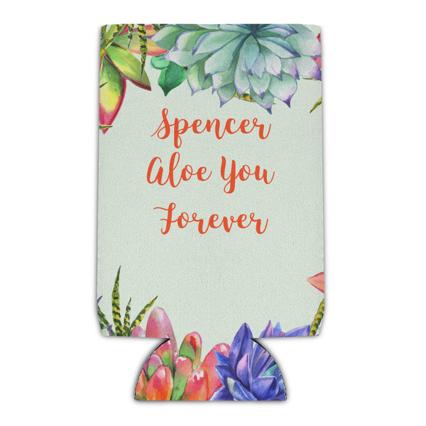 Custom Succulents Can Cooler (16 oz) (Personalized)