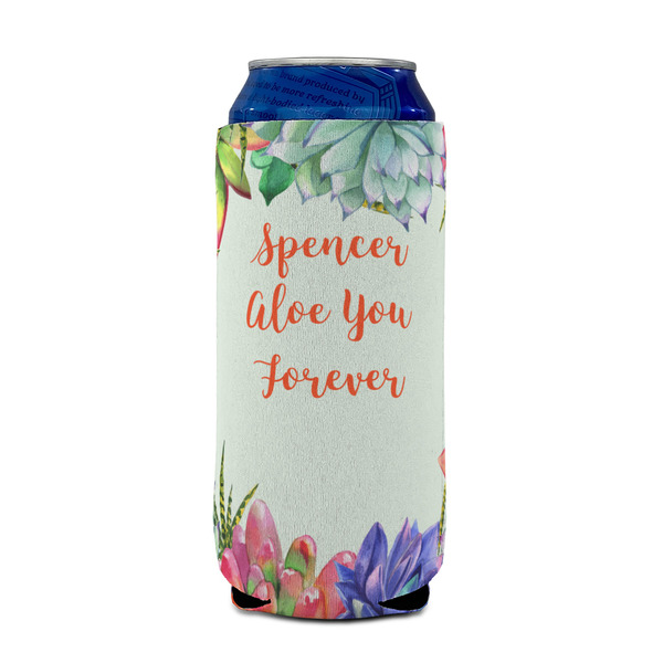 Succulents 16oz Can Sleeve - FRONT (on can)