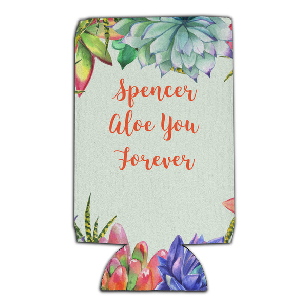 Succulents 16oz Can Sleeve - Set of 4 - FRONT