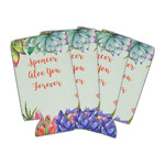 Succulents Can Cooler (16 oz) - Set of 4 (Personalized)