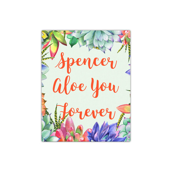 Succulents 16x20 - Canvas Print - Front View