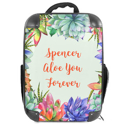 Succulents Hard Shell Backpack (Personalized)