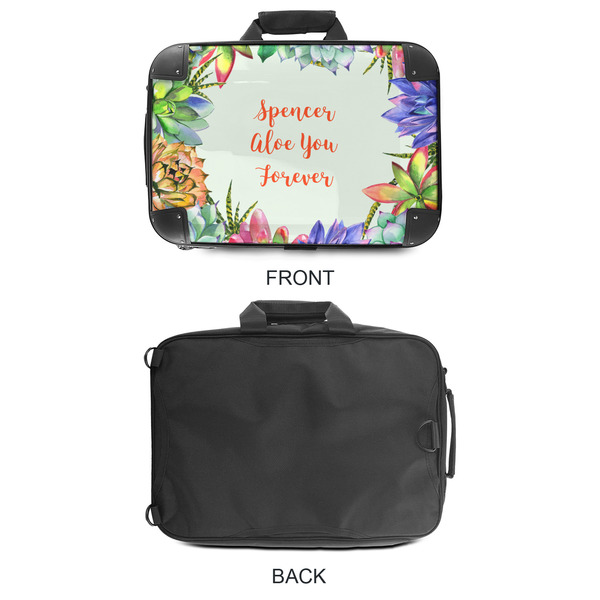 Succulents 18" Laptop Briefcase - APPROVAL
