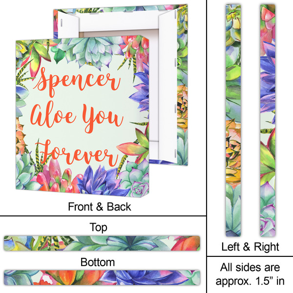 Succulents 20x24 - Canvas Print - Approval