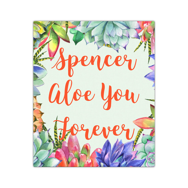 Succulents 20x24 - Canvas Print - Front View