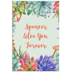 Succulents Poster - Matte - 24x36 (Personalized)