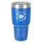 Succulents 30 oz Stainless Steel Tumbler - Royal Blue - Single-Sided (Personalized)