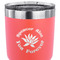 Succulents 30 oz Stainless Steel Ringneck Tumbler - Coral - CLOSE UP