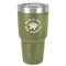 Succulents 30 oz Stainless Steel Ringneck Tumbler - Olive - Front