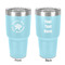 Succulents 30 oz Stainless Steel Tumbler - Teal - Double-Sided (Personalized)