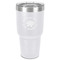 Succulents 30 oz Stainless Steel Tumbler - White - Single-Sided (Personalized)