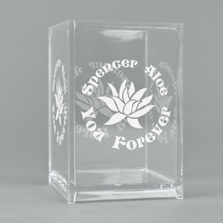 Succulents Acrylic Pen Holder (Personalized)