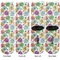 Succulents Adult Crew Socks - Double Pair - Front and Back - Apvl