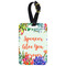 Succulents Metal Luggage Tag w/ Name or Text