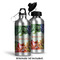 Succulents Aluminum Water Bottle - Alternate lid options
