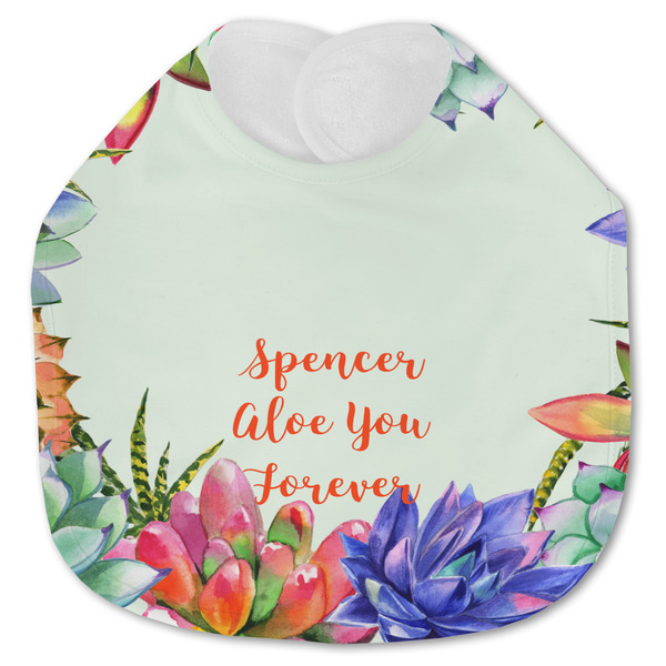 Succulents Baby Bib - AFT closed