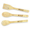 Succulents Bamboo Cooking Utensil Set - Single Sided (Personalized)