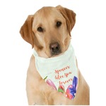 Succulents Dog Bandana Scarf w/ Name or Text