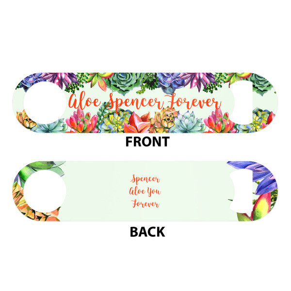 Succulents Bar Bottle Opener - White - Approval