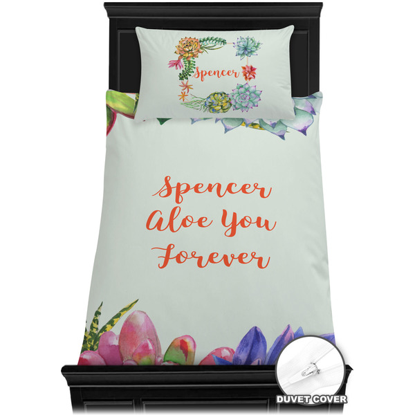 Succulents Bedding Set (TwinXL) - Duvet